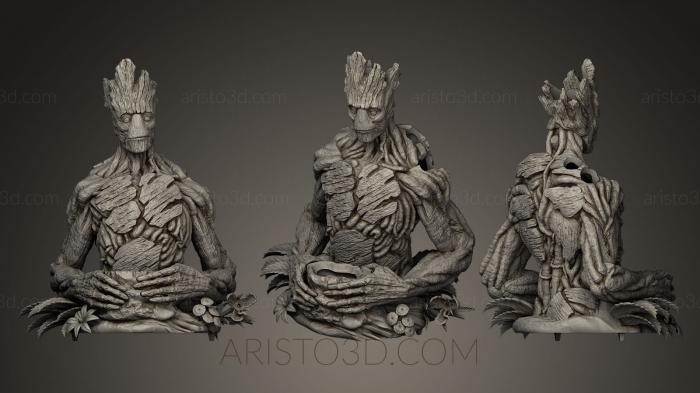 Busts of heroes and monsters (BUSTH_0160) 3D model for CNC machine